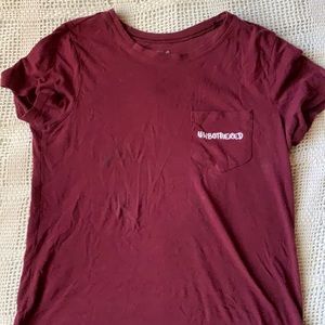 Burgundy Tshirt